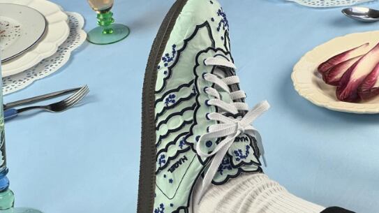 Adidas Samba en modo servilleta