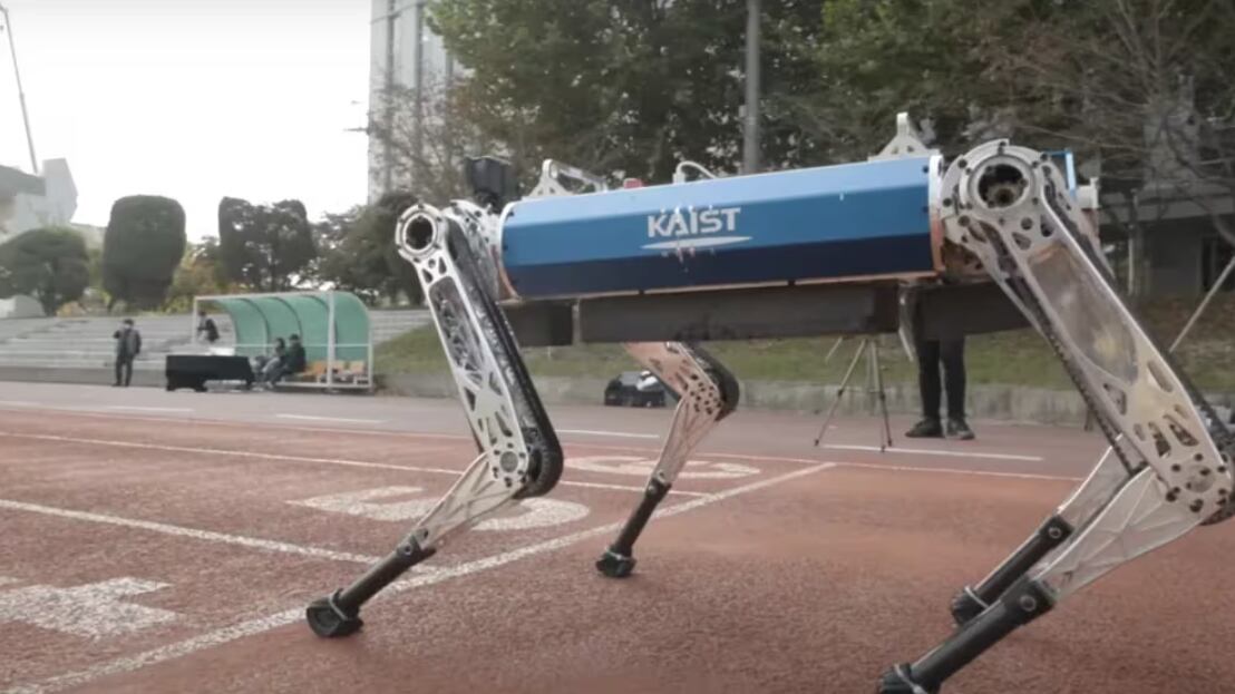 KAIST Hound, un robot cuadrúpedo de 45 kg,