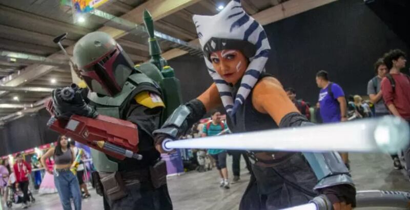 Boba Fett y Ahsoka Tano
