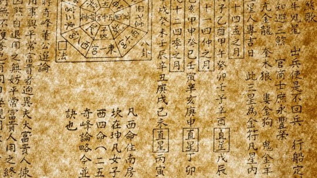 Texto calendario China - Imagen de archivo