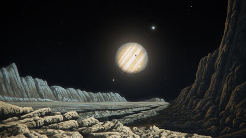 Los científicos de la NASA buscan detectar si el océano de Ganímedes resulta habitable.