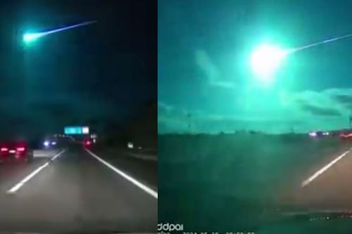 Espectacular bola de luz tiñe de verde los cielos de España y Portugal: ¿Qué era?