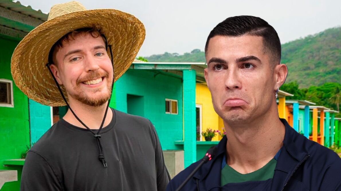 Cristiano Ronaldo y Mr Beast