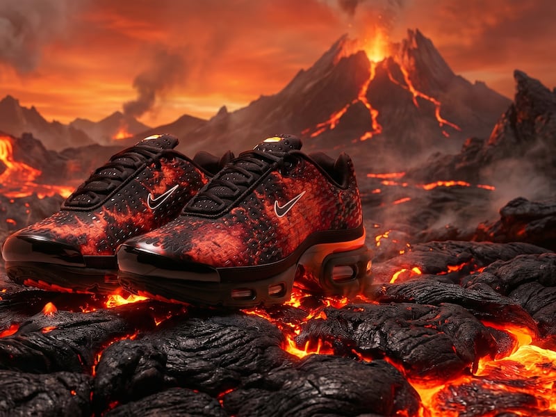Inspiradas en la lava: Nike presenta las Air Max Plus VII “Fire Red”, una explosión de color para 2026