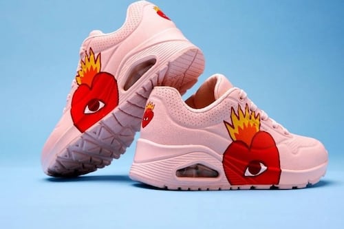 El amor y el calzado se fusionan con estas cinco zapatillas inspiradas en “San Valentín”
