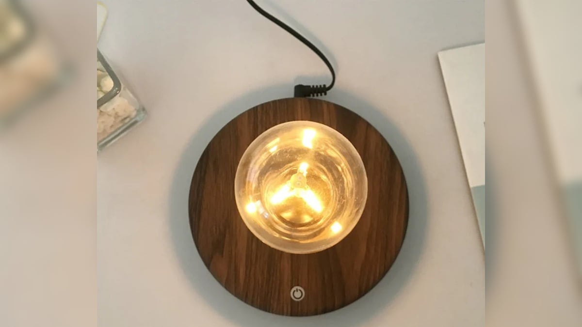 Bombillo levitación magnética