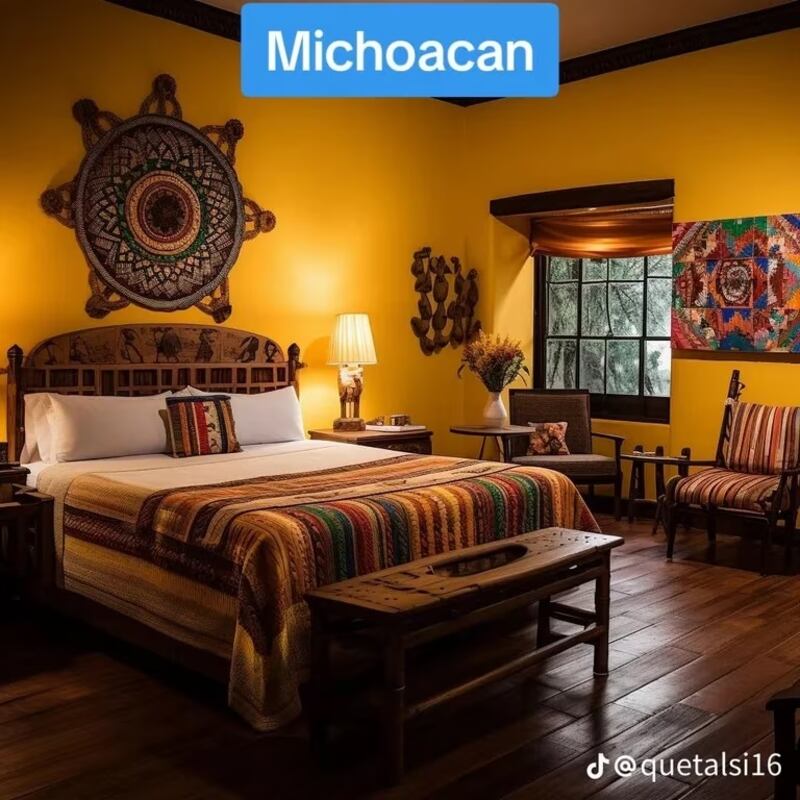 IA estados de México como habitaciones de hotel