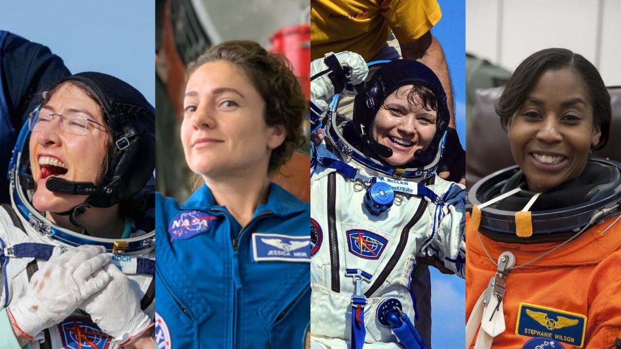Astronautas candidatas para llegar a la Luna