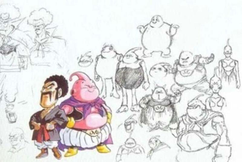 La revista Weekly Shōnen Jump revela los diseños originales que hizo Akira Toriyama para Majin Boo en Dragon Ball Z y Salvamakoto les hace tributo.