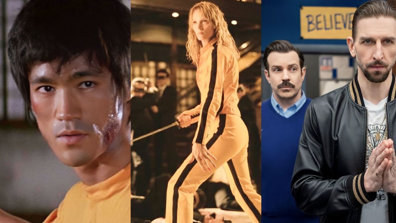 Bruce Lee, Uma Thurman y Maximilian Osinski