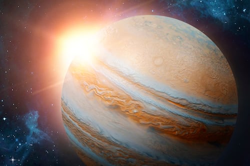 La NASA capta una “papa” transitando por los alrededores de Júpiter
