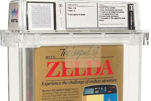 En su empaque original: subastan una copia de ‘The Legend of Zelda’ versión 1987 de Nintendo en más de 100 mil dólares