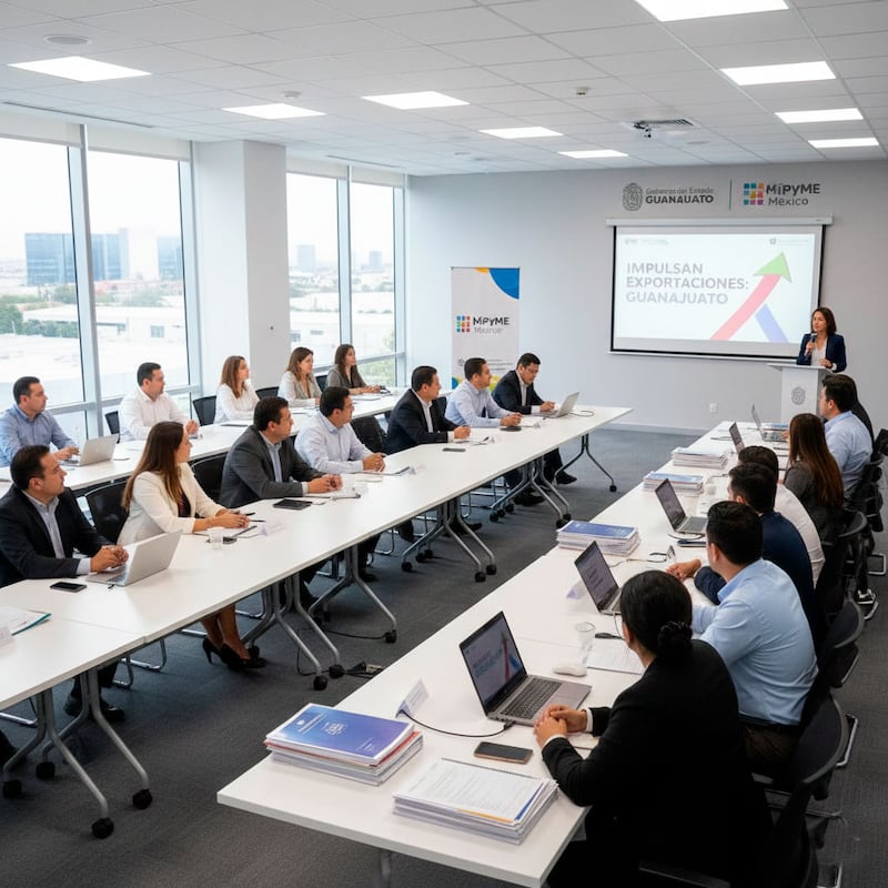 Empresas guanajuatenses participaron en jornadas de capacitación para fortalecer su preparación exportadora y vincularse con mercados internacionales