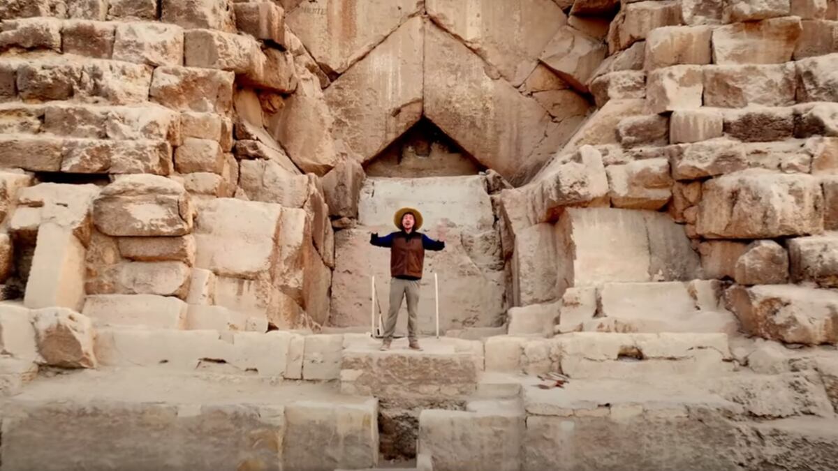 MrBeast en las Pirámides de Egipto