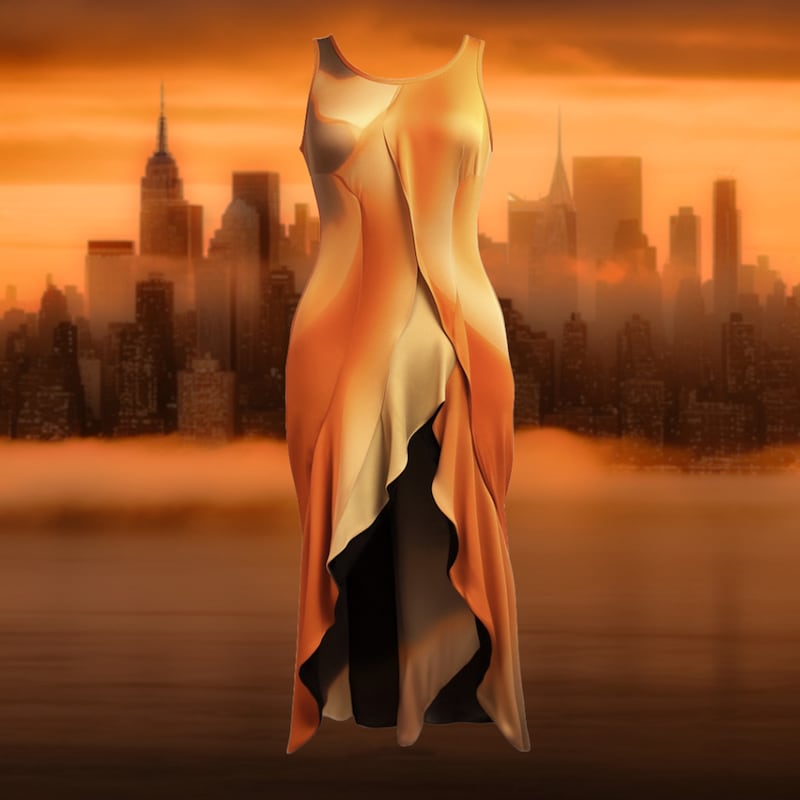 Colección de ropa inspirada en la contaminación naranja de Nueva York