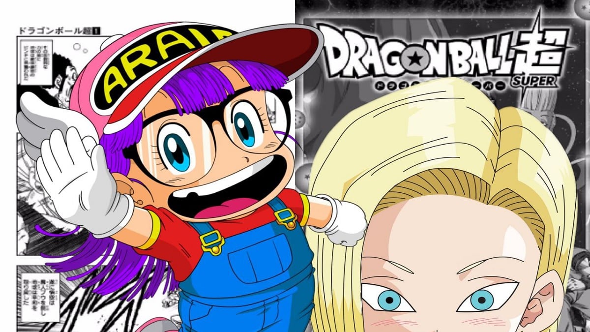 Arale y Androide 18. Composición Alberto Sandoval