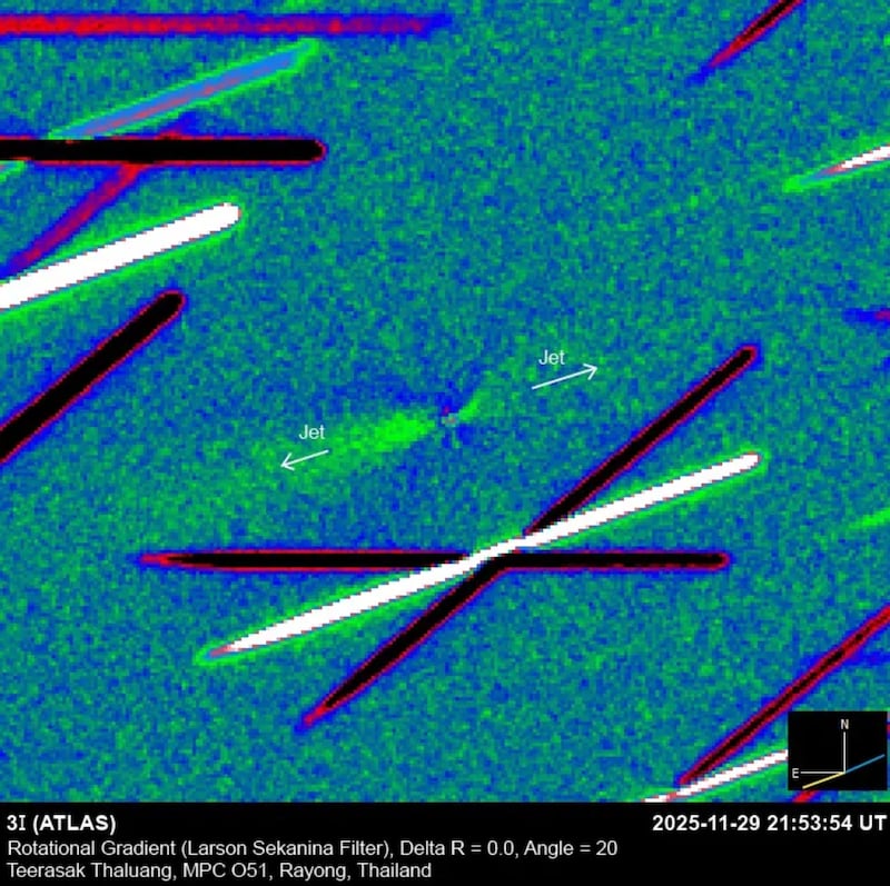 3I/ATLAS, Web oficial de Avi Loeb