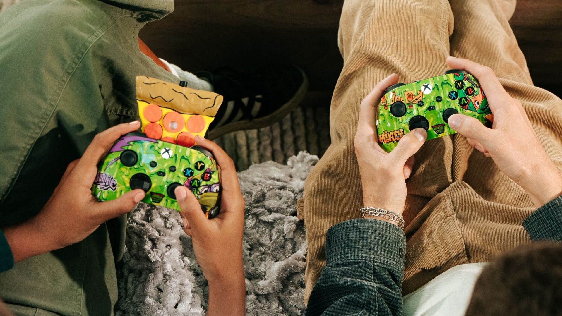 Los controles de las Tortugas Ninja