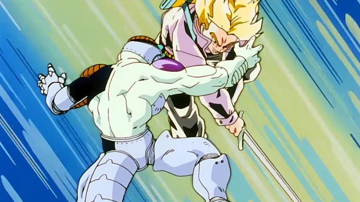 Trunks del Futuro vence a Freezer- Dragon Ball Z