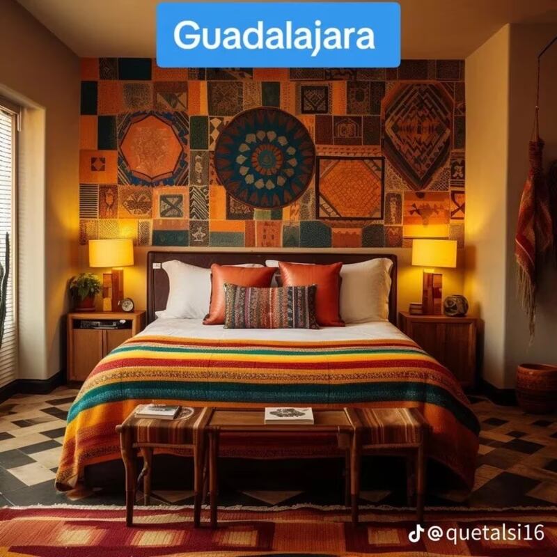 IA estados de México como habitaciones de hotel