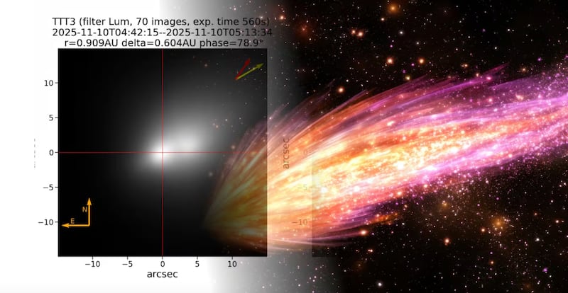 Nuevas imágenes 3I/ATLAS