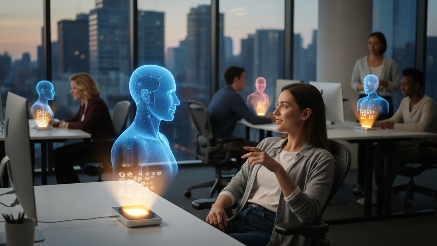 Hablar con la IA será lo más normal en la oficina