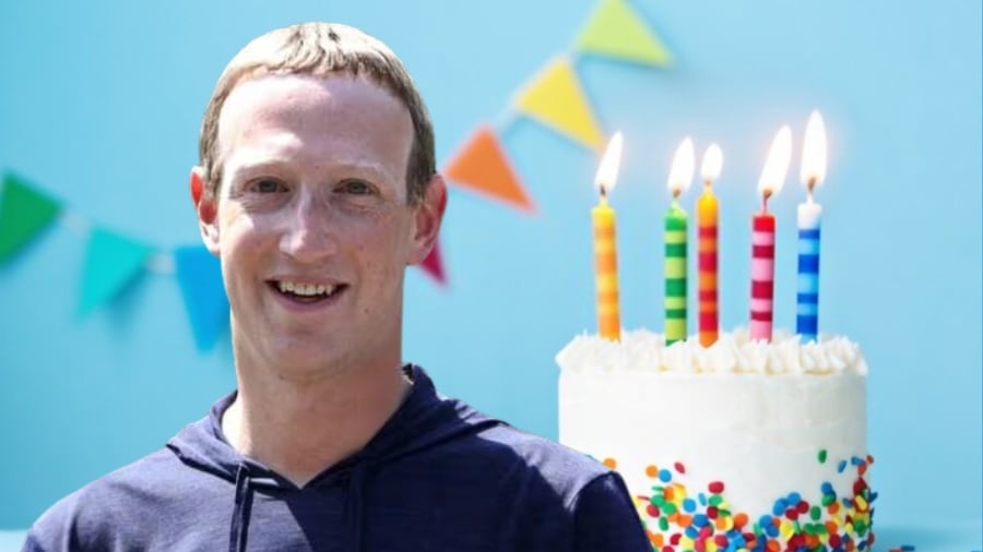 Mark Zuckerberg de cumpleaños | Composición