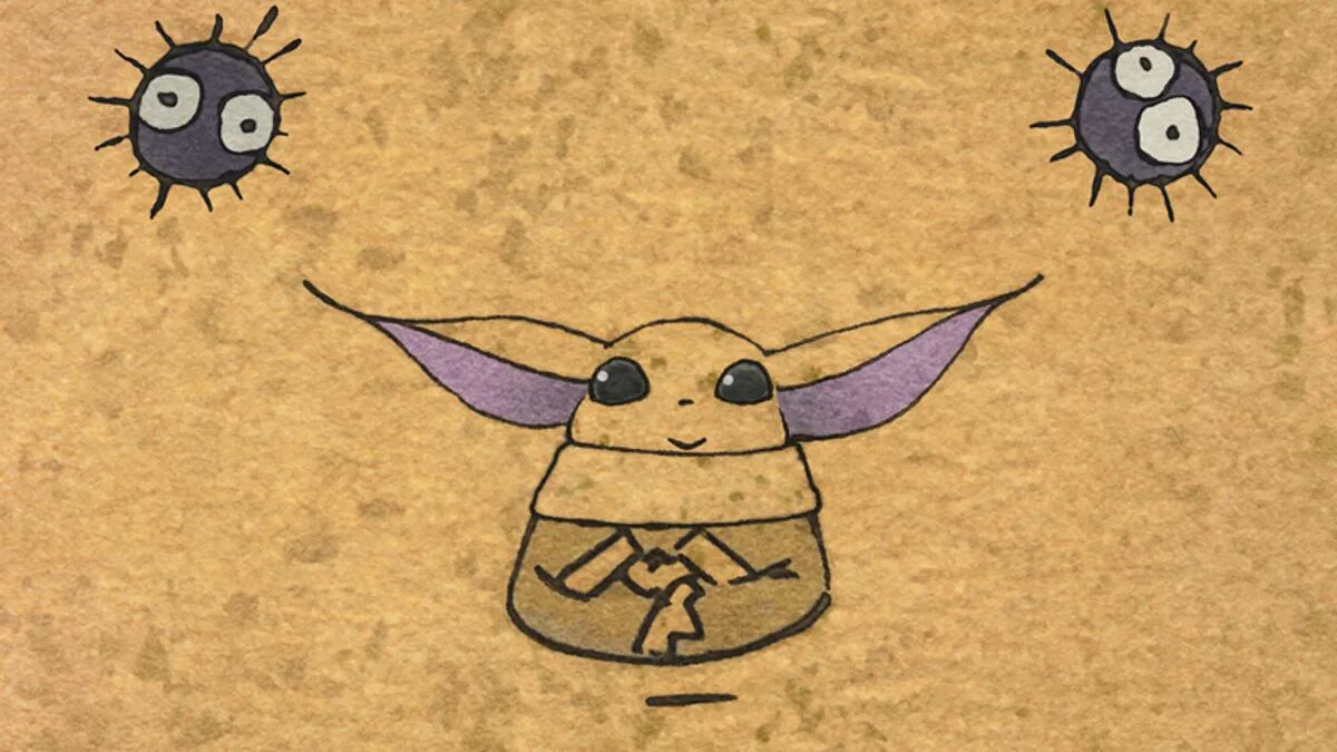 Zen: Grogu y Las Criaturas del estudio Ghibli.