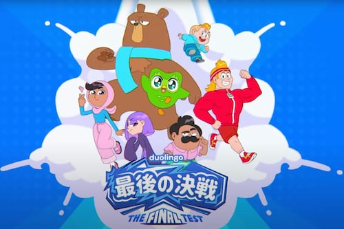 Duolingo salta al animé para enseñar japonés: Estrena “The Final Test” con Duo y sus mascotas