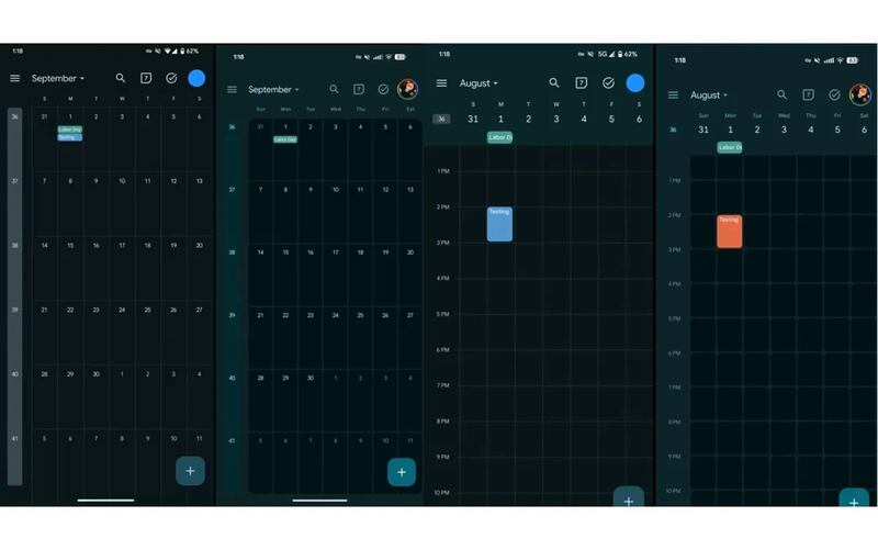 Calendario de Google en Android
