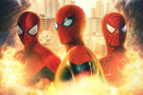 Tom Holland, Tobey Maguire y Andrew Garfield recrearon icónico meme de Spiderman