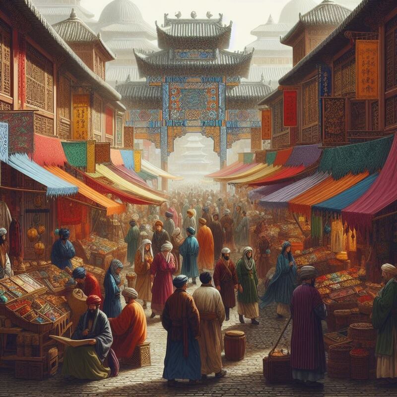 Asia en el 1024 según la IA. Imagen generada por Microsoft Copilot. Alberto Sandoval/ Fayerwayer