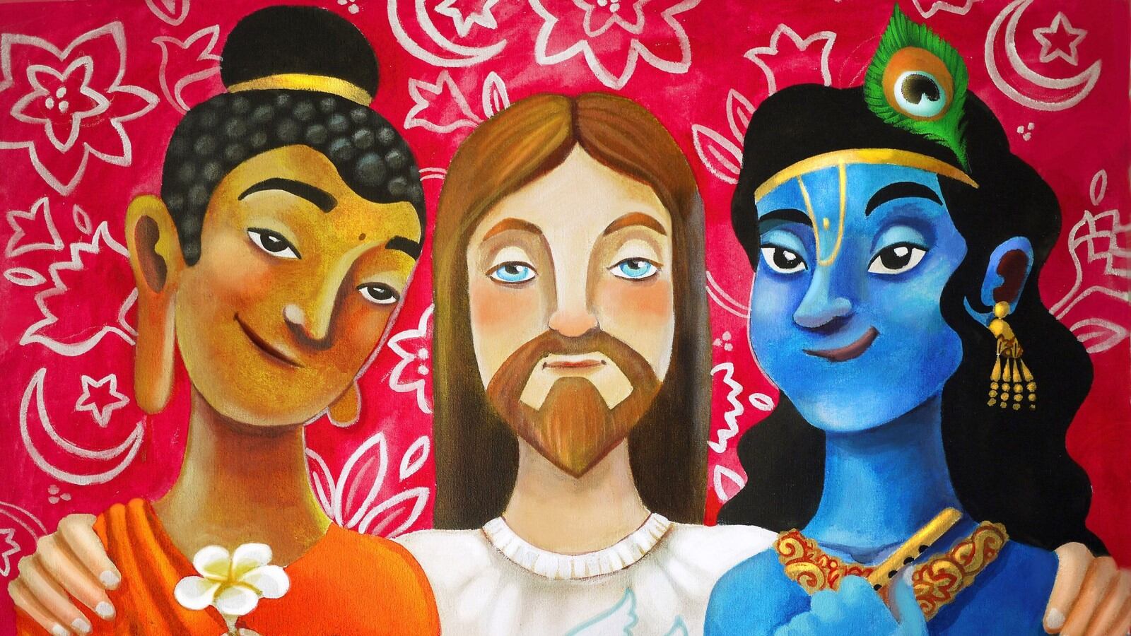 Buda, Jesús y Krishna