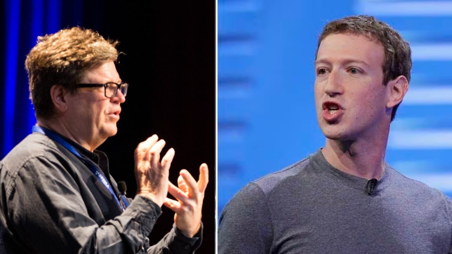 Yann LeCun - Mark Zuckerberg / Composición