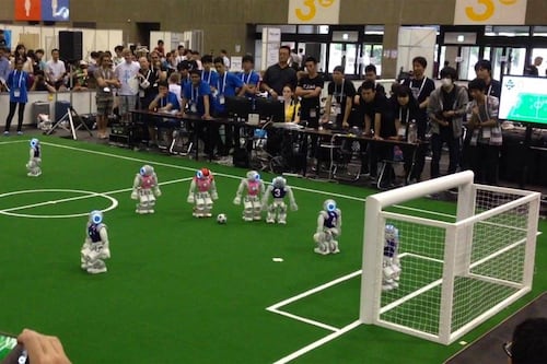 ¿Fútbol sin humanos? Así es la liga de robots que te hará replantearte si necesitas una pelota para el “deporte rey”