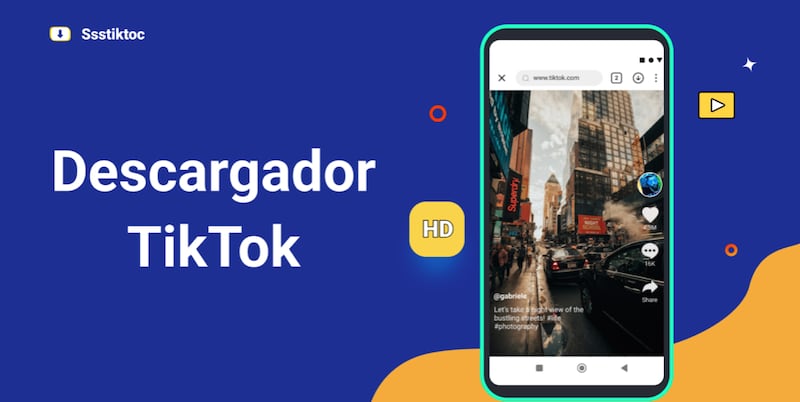 Descarga video y audio de TikTok