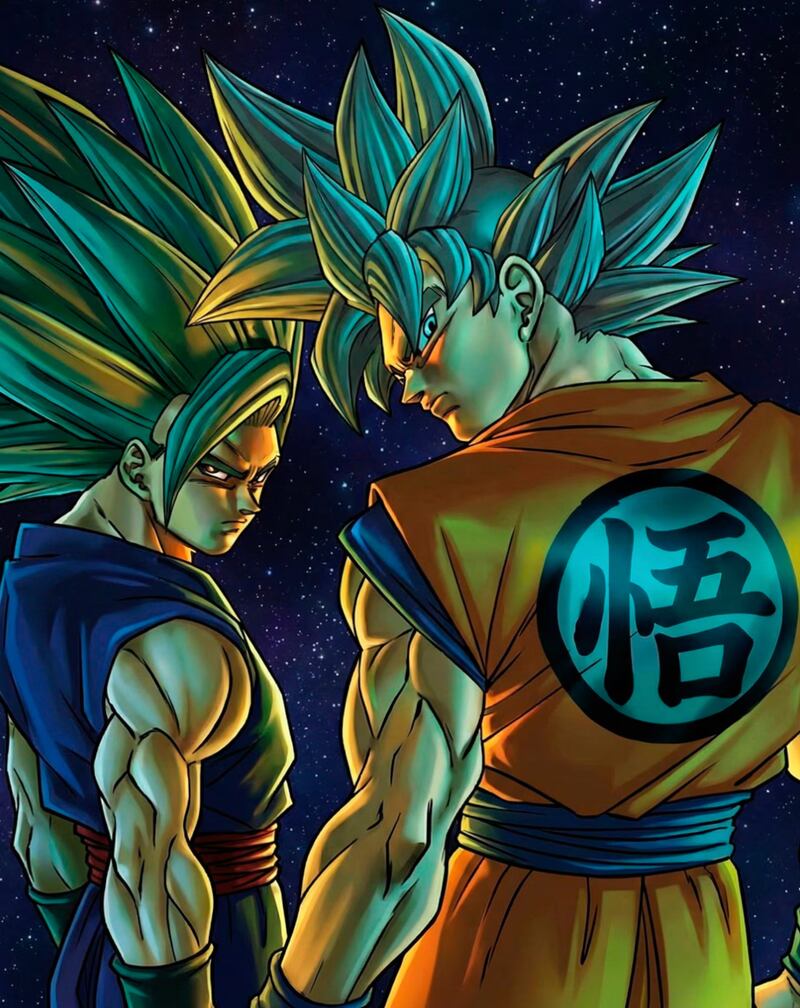Portada de Gohan y Goku