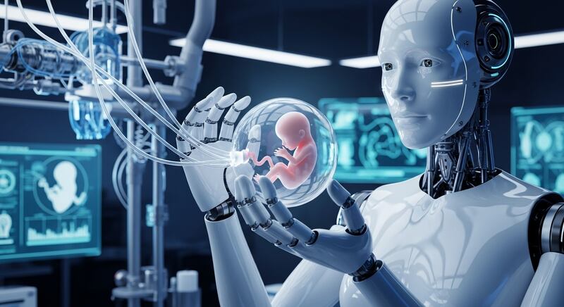 Maternidad robot / Composición Whisk-FW