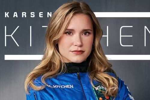 Karsen Kitchen: ¿Quién es la joven que rompió un récord al volar al Espacio con Blue Origin?