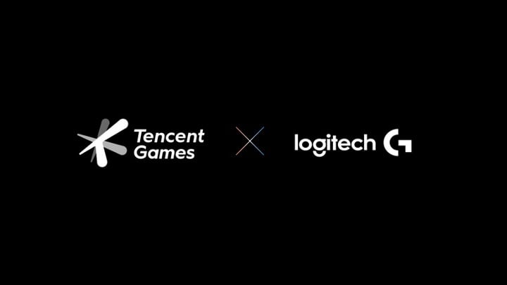 Logos de Tencent Games y Logitech G.