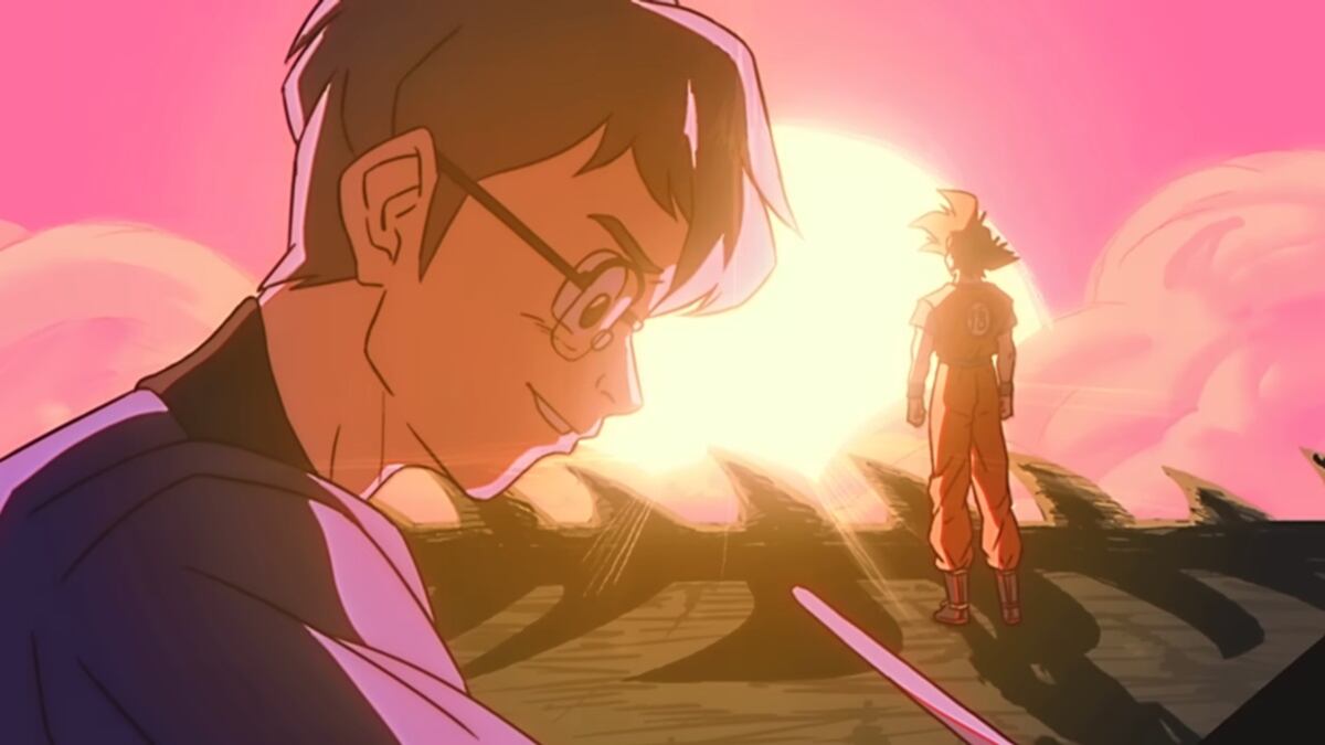 Akira Toriyama y Goku - Naseer Pasha