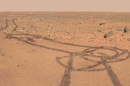 Curiosidades de un rover: ¿Por qué dibujó una ‘forma fálica’ en Marte?