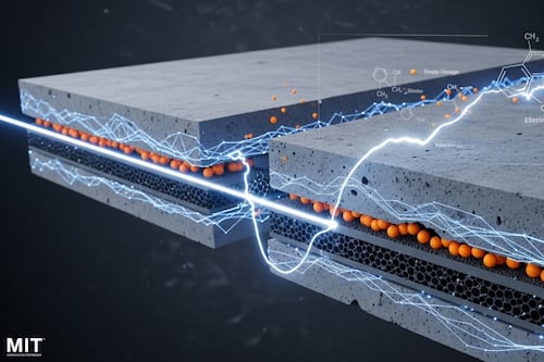 Científicos del MIT crean el hormigón-batería: 5 m³ del material pueden alimentar una casa durante un día