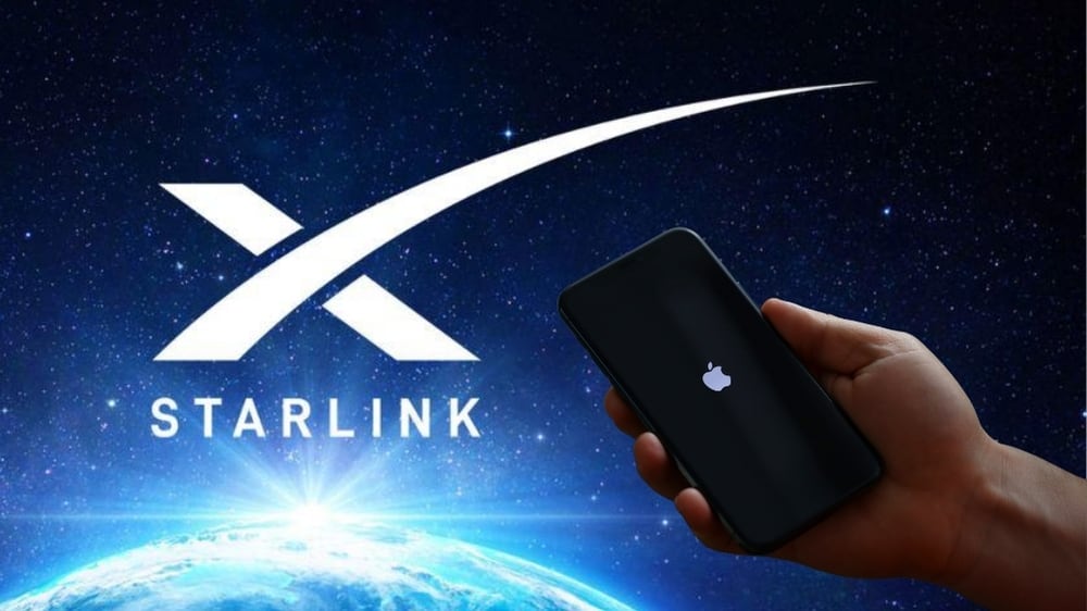 Starlink y iPhone | Composición