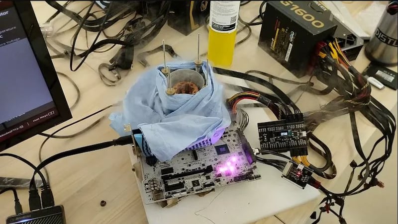 utilizando un procesador Intel