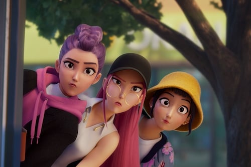 Así se vería Rumi de las guerreras K-Pop si estuviera en Dragon Ball Z