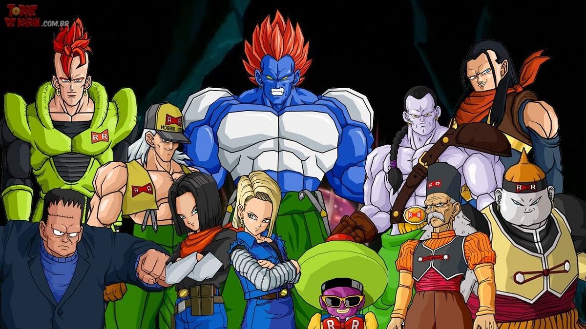 Androides Patrulla Roja Dragon Ball