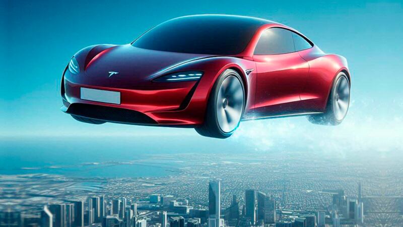 El Tesla Roadster tiene bastante tiempo retrasando su lanzamiento. Elon Musk parece querer calmar todo al afirmar que el auto “puede volar”.