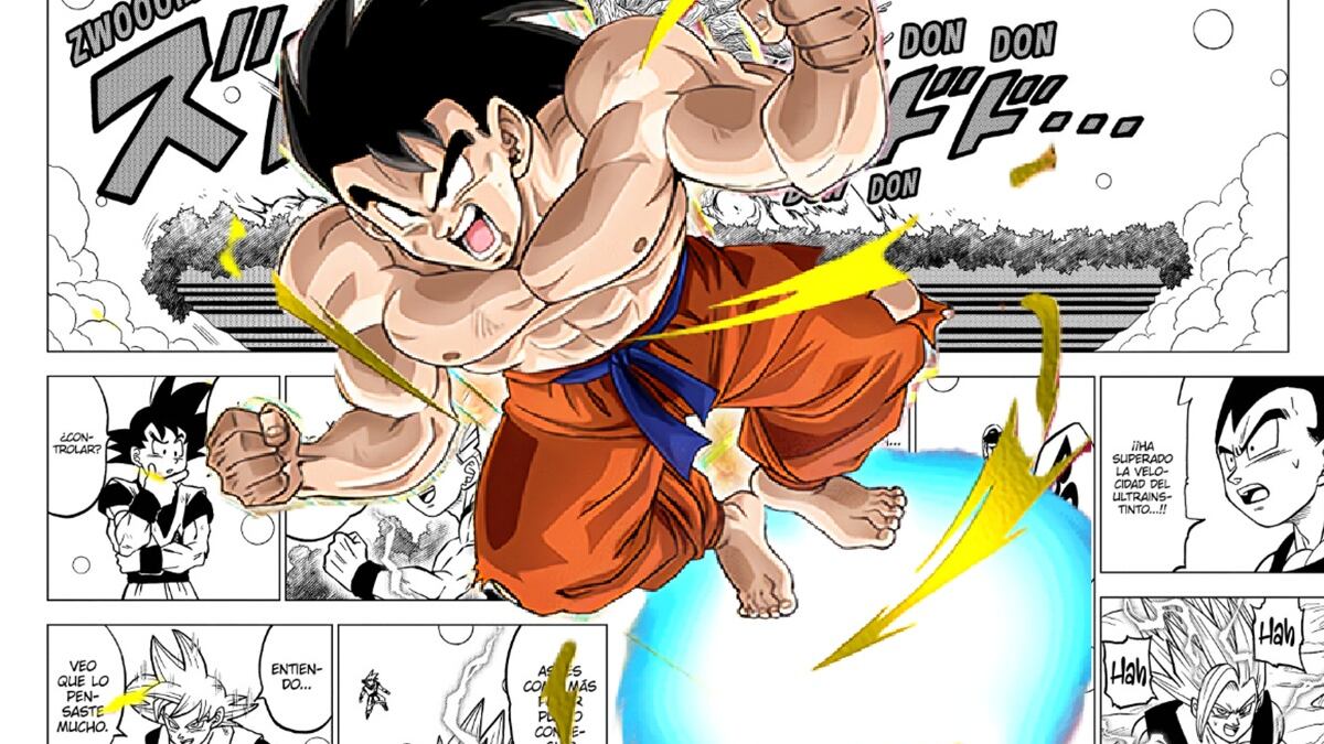 Kame hame ha con los pies Goku