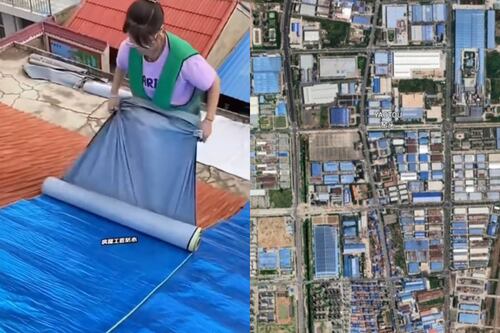 Por qué en China y Corea del Sur pintan los techos de color azul: ¿Qué saben que no lo comparten con nadie?